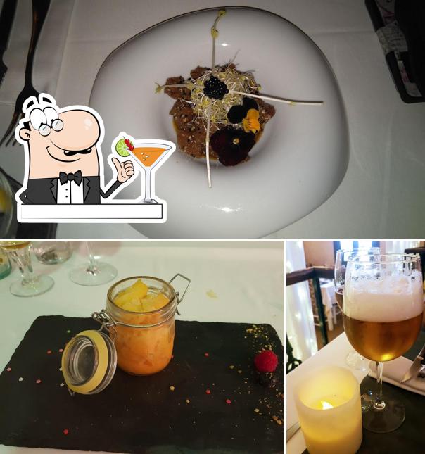 Las imágenes de bebida y comida en El Trull