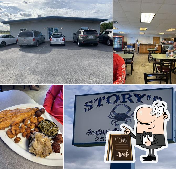 Story's Seafood in Hertford Restaurant menu and reviews