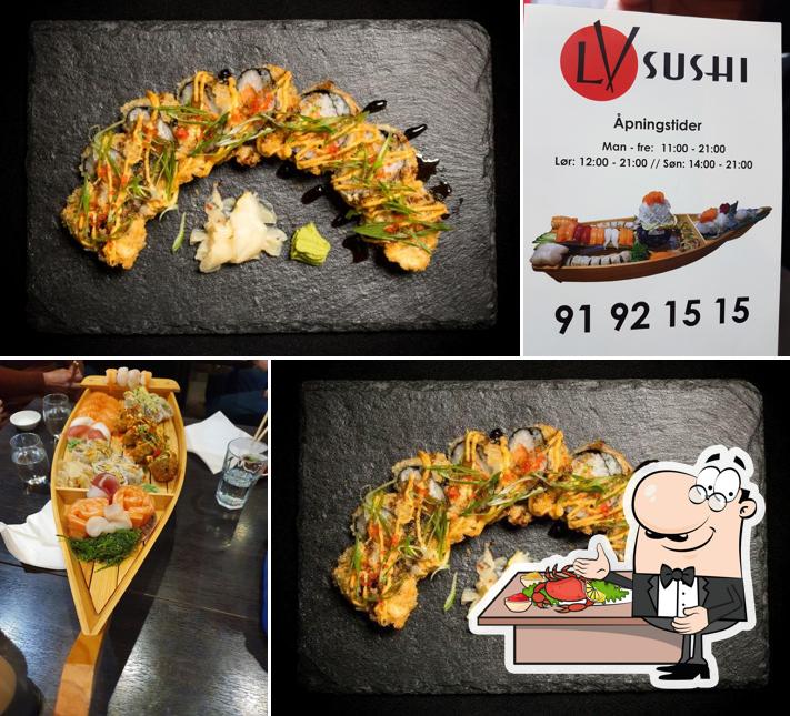 Попробуйте блюда с морепродуктами в "Lv Sushi Vennesla"