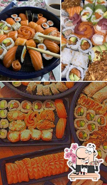 Scegli le diverse opzioni di sushi