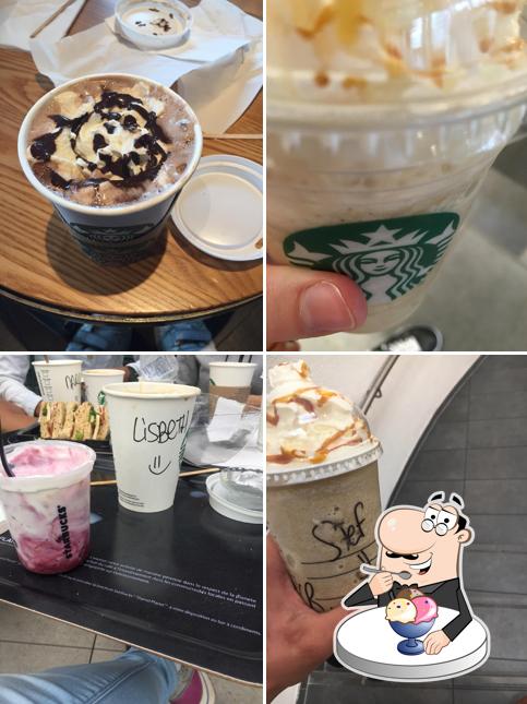 Starbucks Coffee Aire de Berchem propose un nombre de desserts