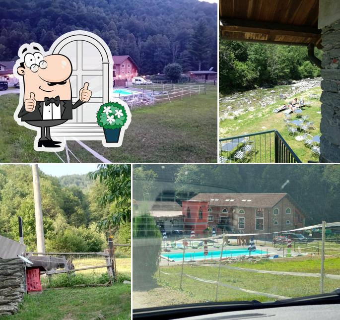 Goditi la vista dagli esterni di Foresteria Valsesia