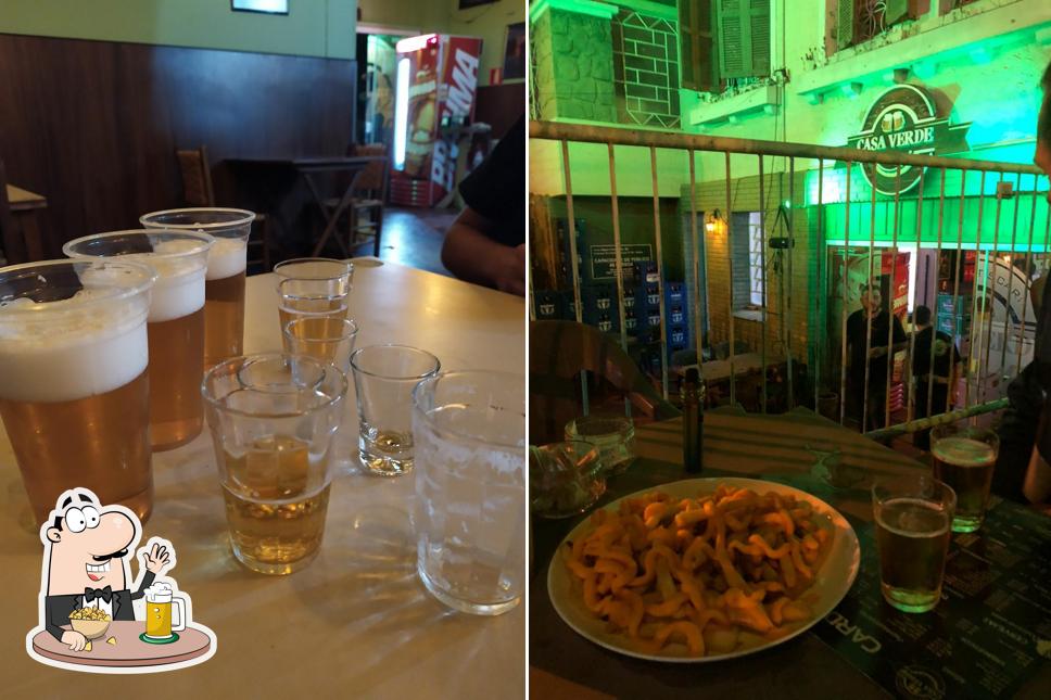 Casa Verde Bar e Petiscaria serve uma seleção de cervejas