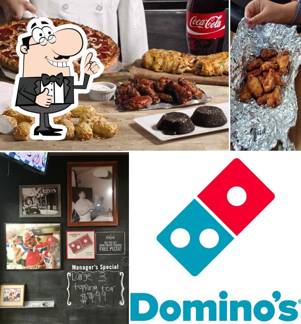 Look at the pic of Domino's Pizza