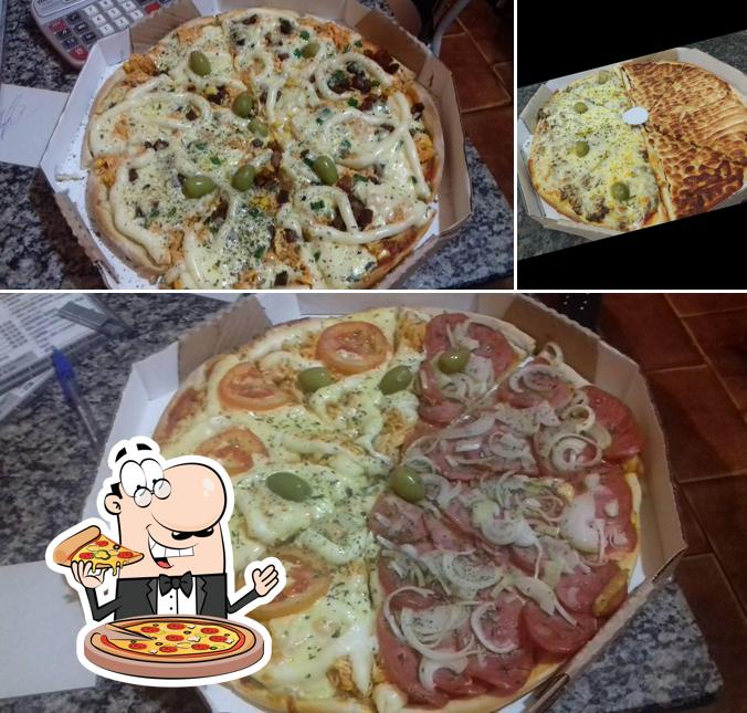 Escolha diversos tipos de pizza