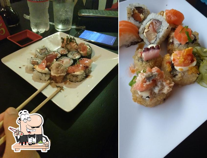 Sushi é um famoso refeição originário do Japão