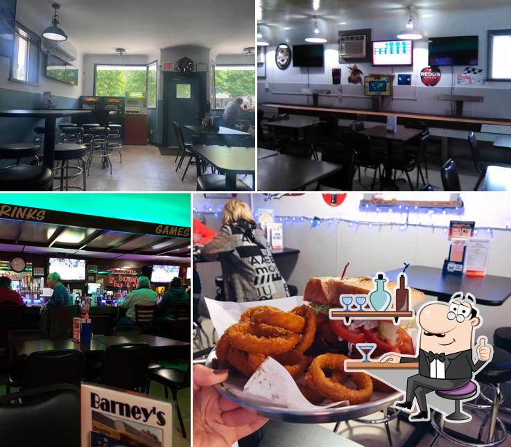 The interior of Barney's Bar & Grill