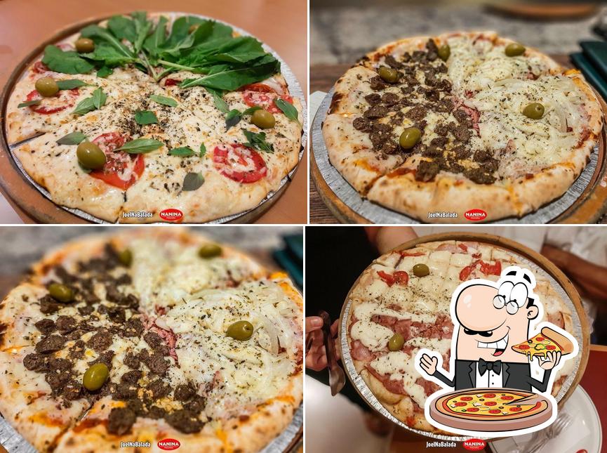 Peça pizza no Nanina Pizzaria