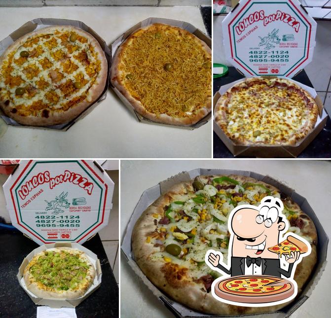 No Loucos por pizza, você pode desfrutar de pizza