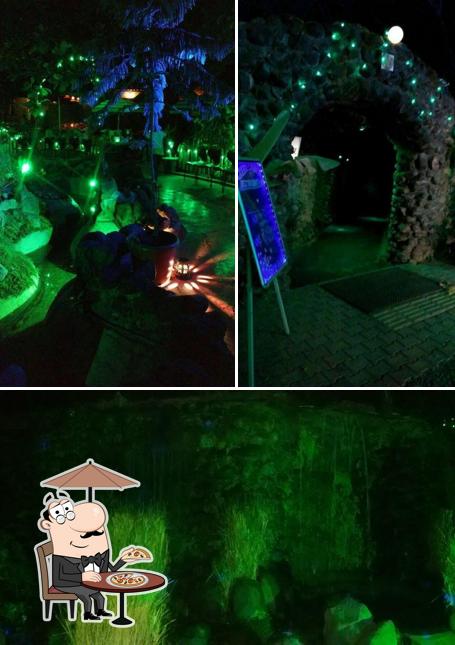 You can get some fresh air at the outside area of GREENFIELD FAMILY RESTOBAR