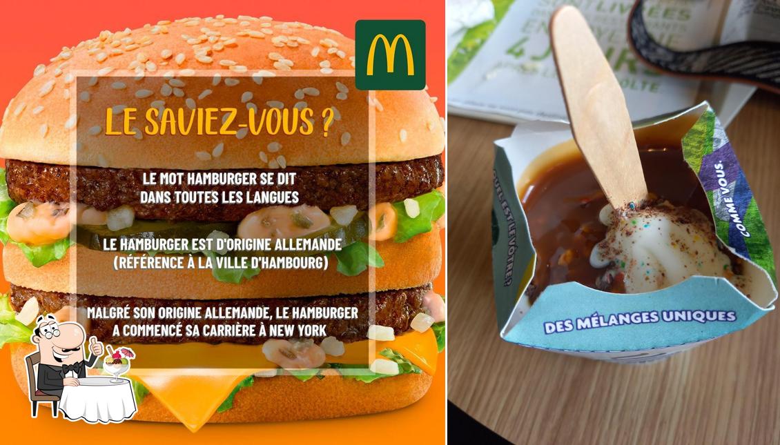 McDonald's offre une variété de plats sucrés