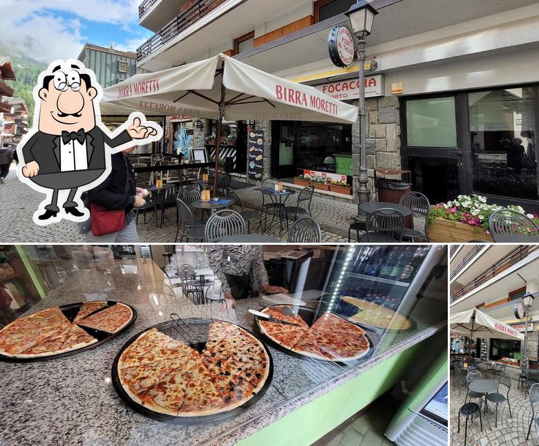 Among various things one can find interior and pizza at Pizza Da Asporto Di Brocherel Claudio