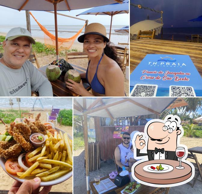 Comida em TH Praia - Bar e Restaurante - Petiscos / Frutos do Mar / Drinks / Melhor Arrumadinho da Praia