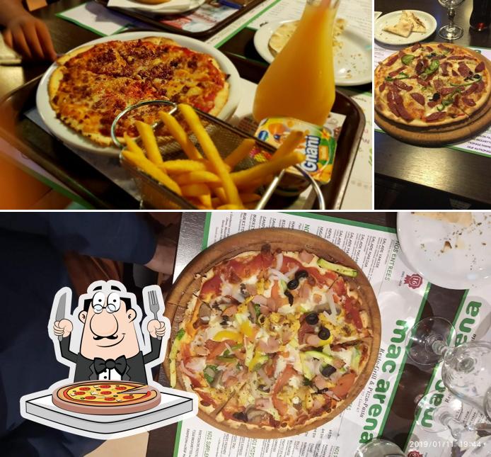 Choisissez des pizzas à Mac Arena