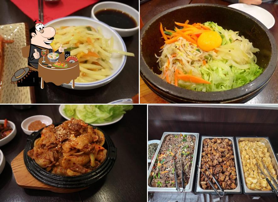 Platti al Ristorante Mamma Coreana