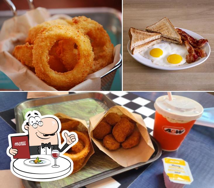 Food at A&W Canada