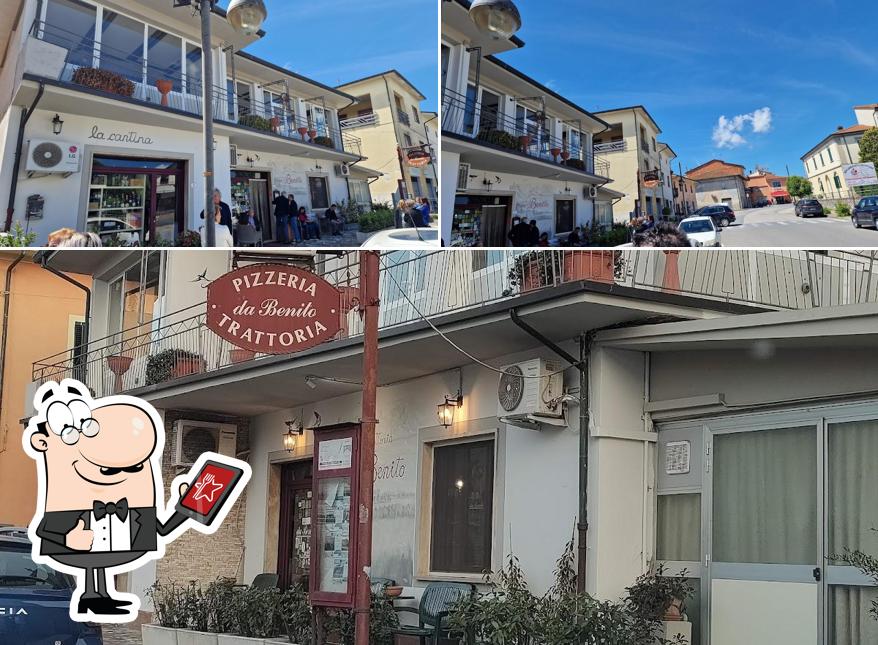 Goditi la vista dagli esterni di Pizzeria - Trattoria Da Benito
