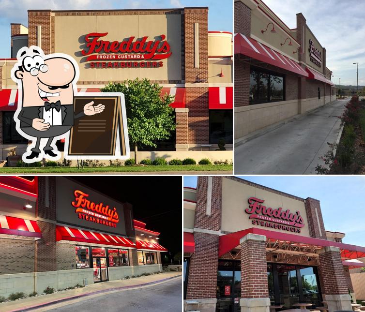 Menu of Freddy's Frozen Custard & Steakburgers restaurant, Fayetteville
