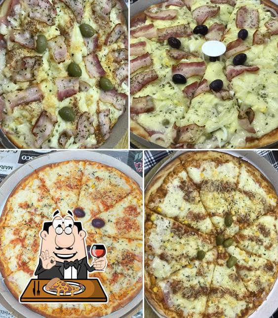 Peça pizza no Nova Pizzaria