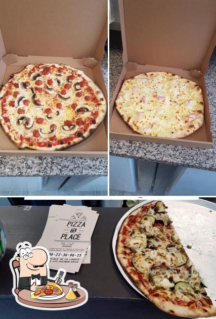 Prenez différents types de pizzas