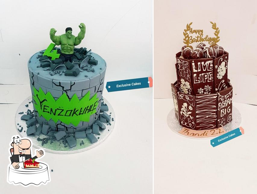 Exclusive Cakes offre une sélection de desserts