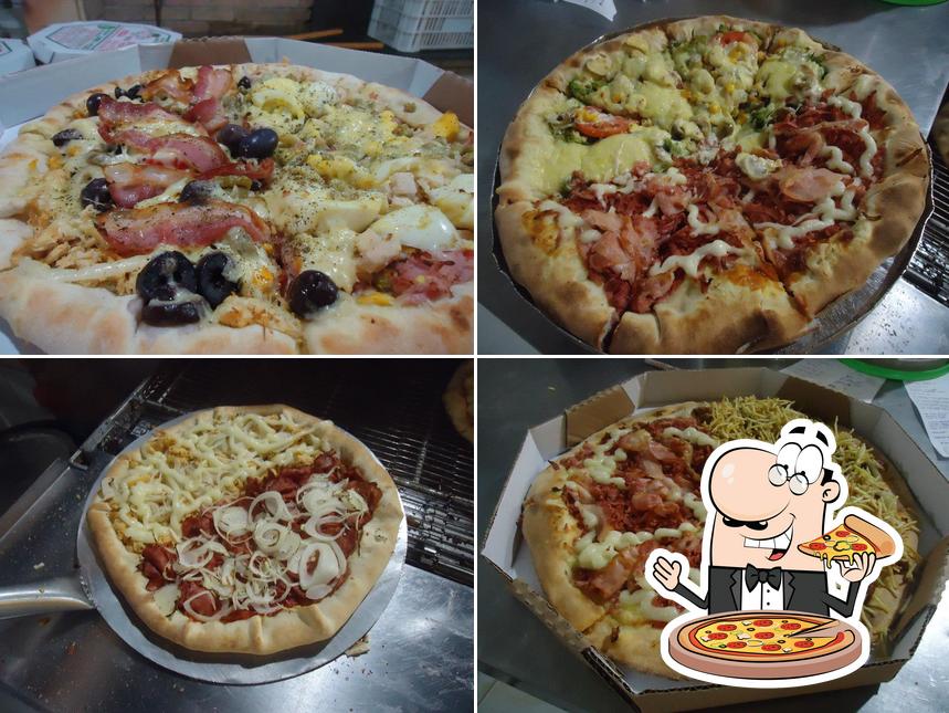 Experimente diferentes tipos de pizza