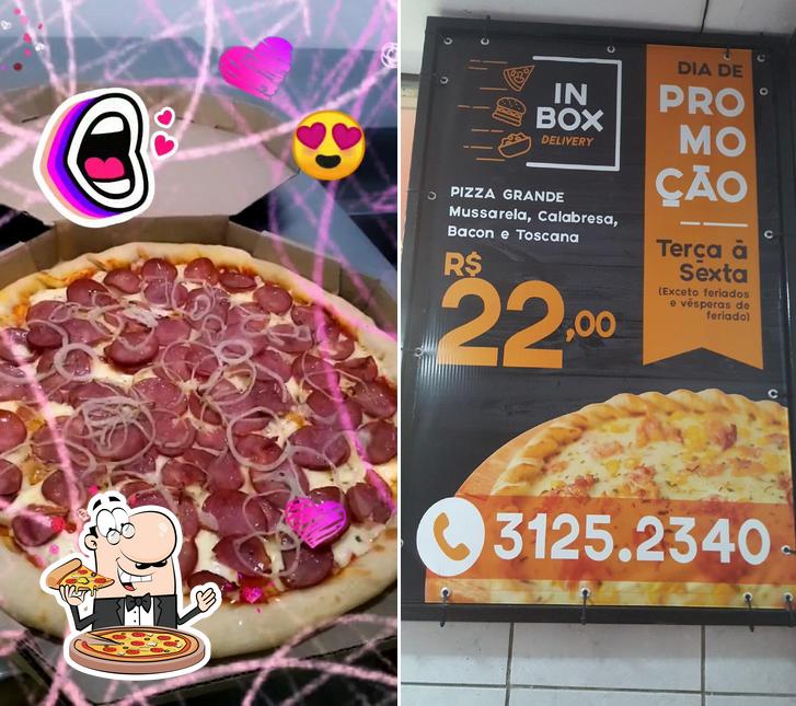 Peça diferentes tipos de pizza