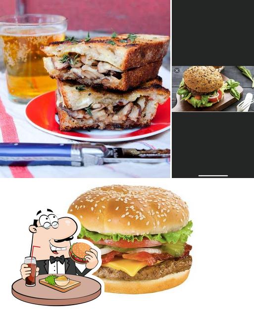 Try out a burger at Mango Bahu Plaza