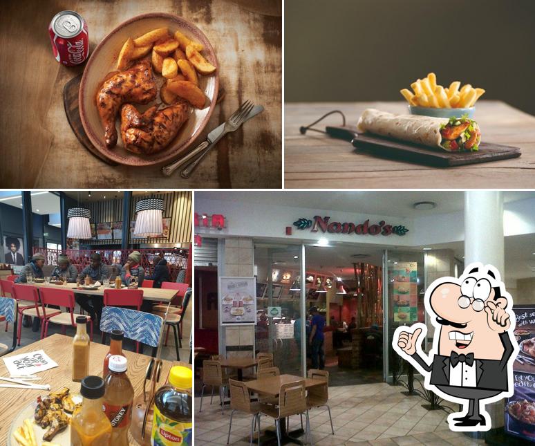 El interior de Nando's The Glen