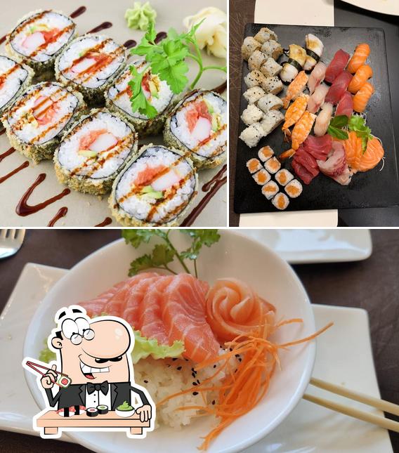 Ordina le varie opzioni di sushi