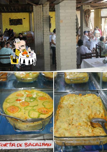 O Restaurante Sauaçuhy se destaca pelo comida e interior