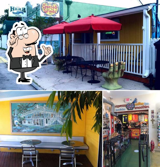 Sacred Grinds Coffee House in New Orleans Restaurant menu and reviews