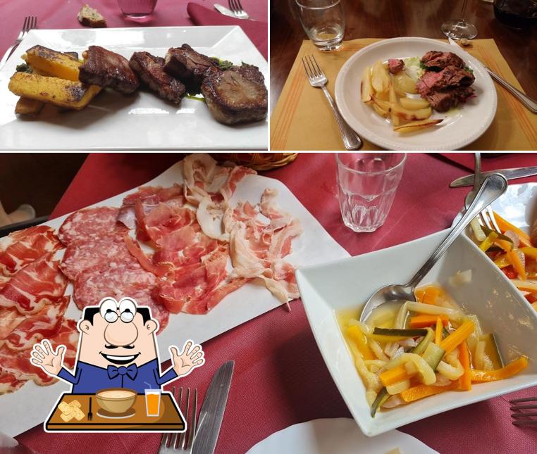 Cibo al Osteria Pane e Salame