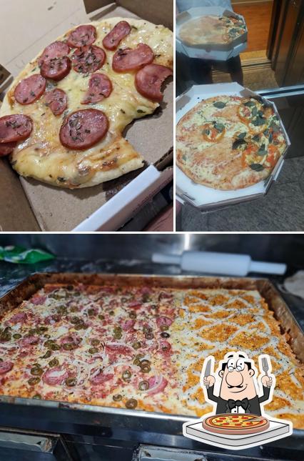 Consiga pizza no Home Pizza Padaria e Confeitaria