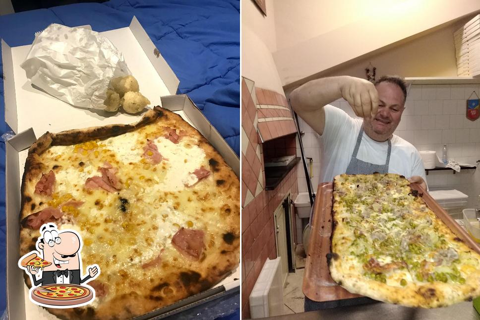 A Donna Laura, vous pouvez prendre des pizzas