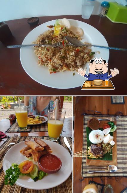 Entre la variedad de cosas que hay en Taman Lempuyang View (IIGA) también tienes comida y bebida