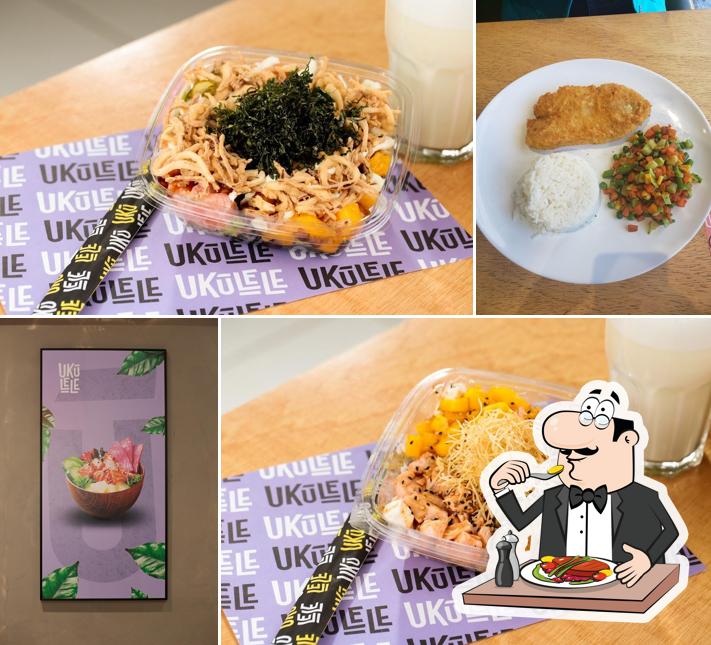 Еда в "Ukulele Pokes, Rolls & Sushi"