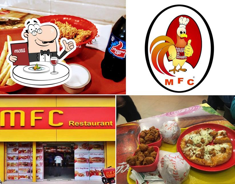 Food at MFC Restaurant (Mr. Fried Chicken)