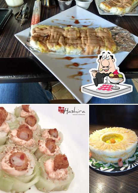 Hashira Sushi Bar & Coffee offers a number of sweet dishes