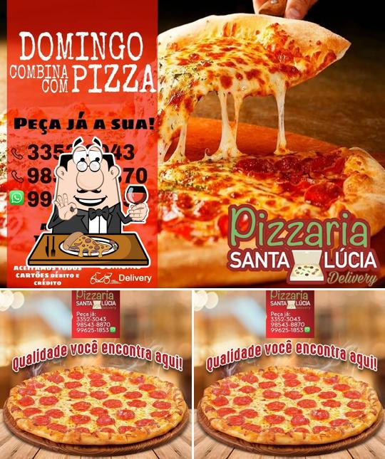 Consiga diversos tipos de pizza