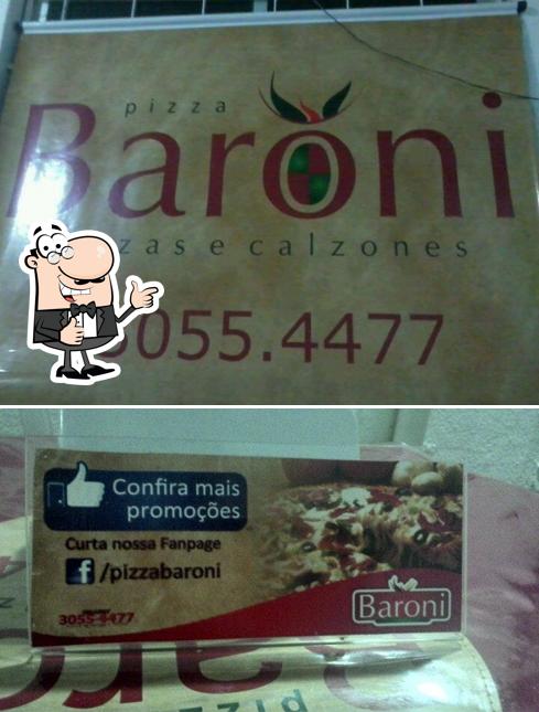 Look at this picture of Pizza Baroni
