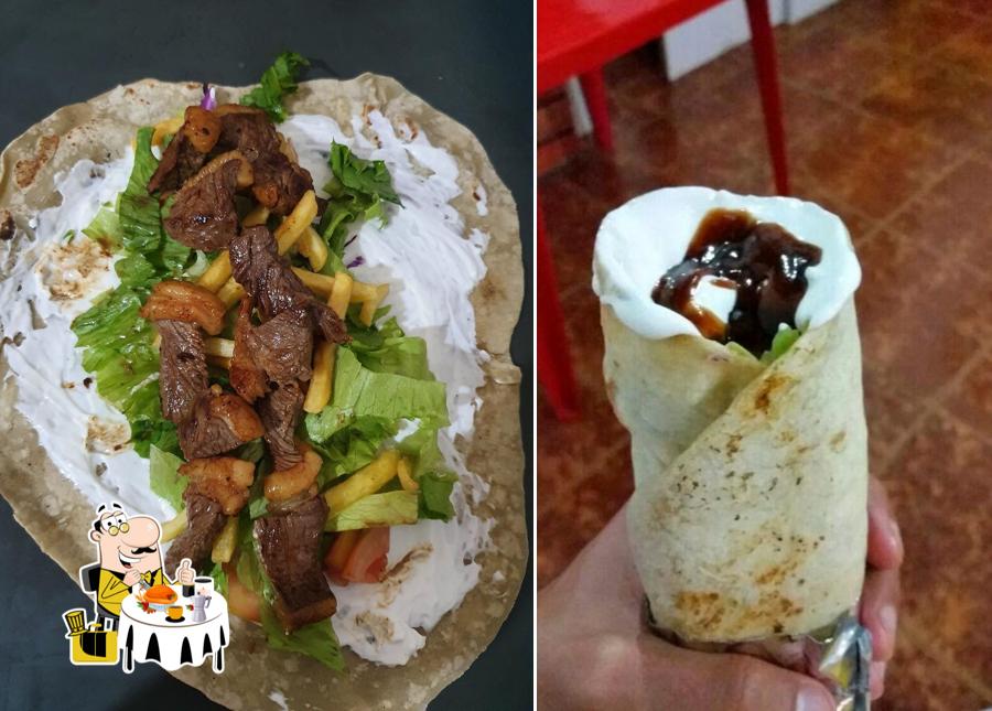 Comida em Donner Kebab