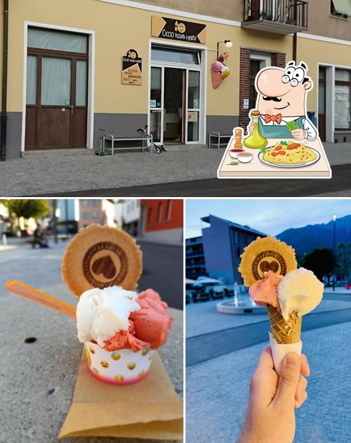 Questa è la foto che raffigura la cibo e interni di Gelateria Ciccio passami il gelato