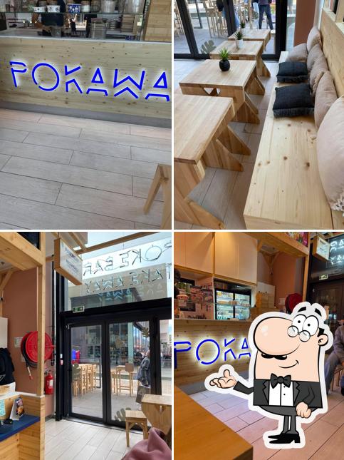 L'intérieur de POKAWA Poké bowls