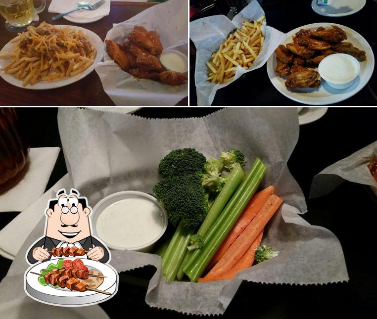 Food at Challengers Sports Bar