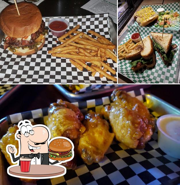 Try out a burger at Three Pints Pub