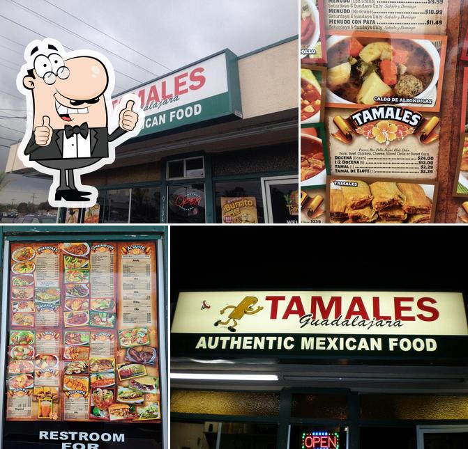 Tamales Guadalajara in Downey Restaurant menu and reviews