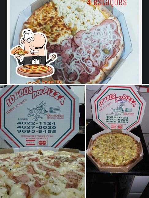 Consiga pizza no Loucos por pizza