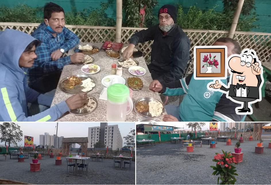 Check out how Shri Dhaba looks inside
