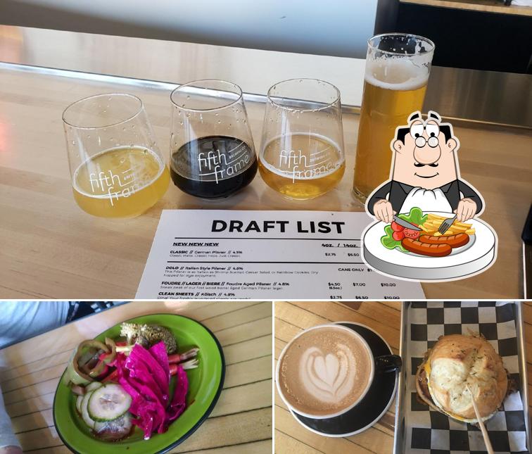 The photo of Fifth Frame Brewing Co.’s food and beer